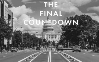 picture of the US capitol with "the final countdown" overlayed