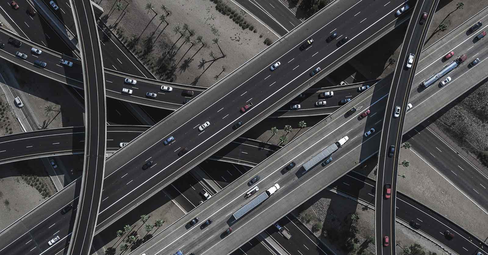 Overlapping flyovers