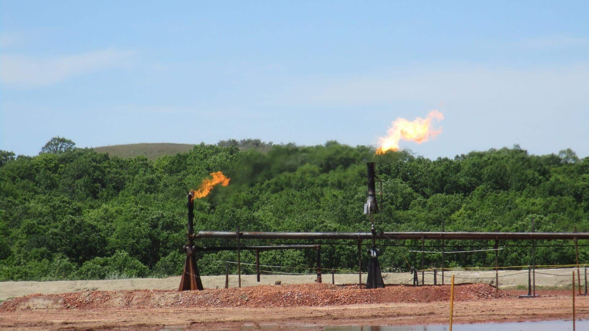 methane flaring