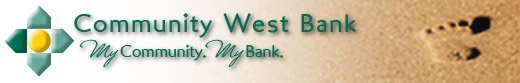 Community West Bank logo